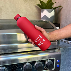 stainless steel one litre water bottle