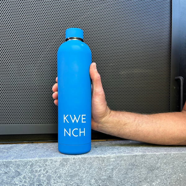 stainless steel one litre water bottle