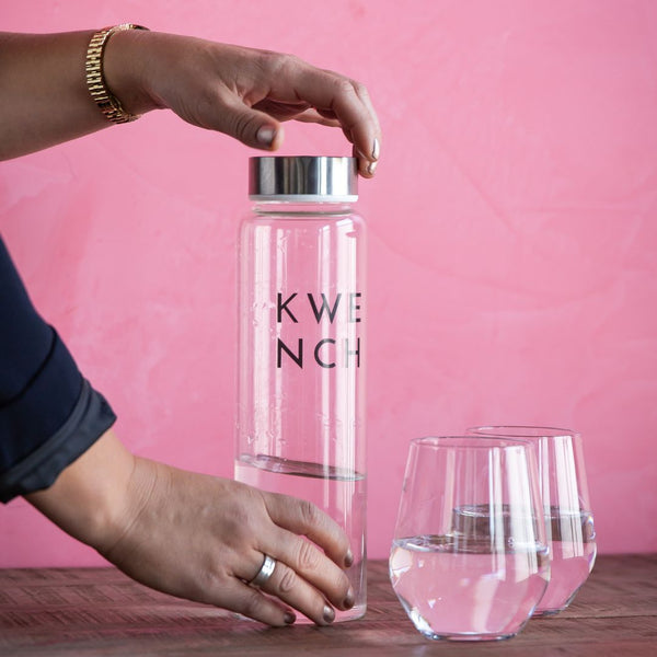 Glass Water Bottle